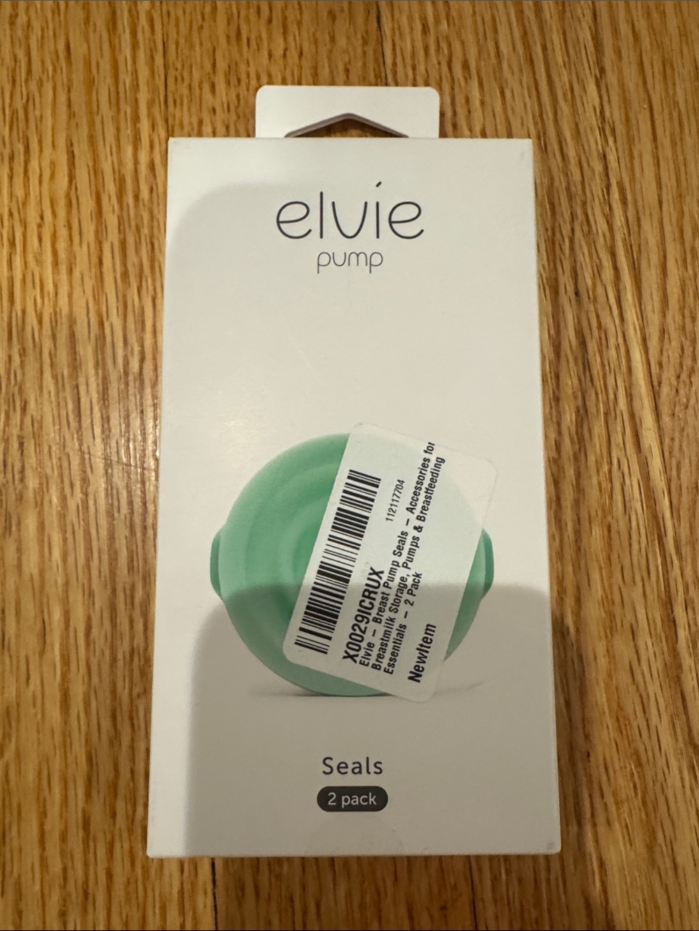 Elvie Pump Replacement Seals - Mint Green (2 Pack)